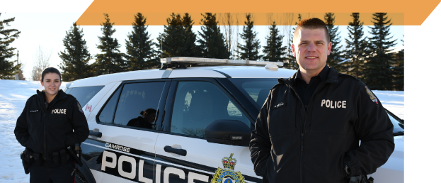 Camrose Officers on Winter Patrol